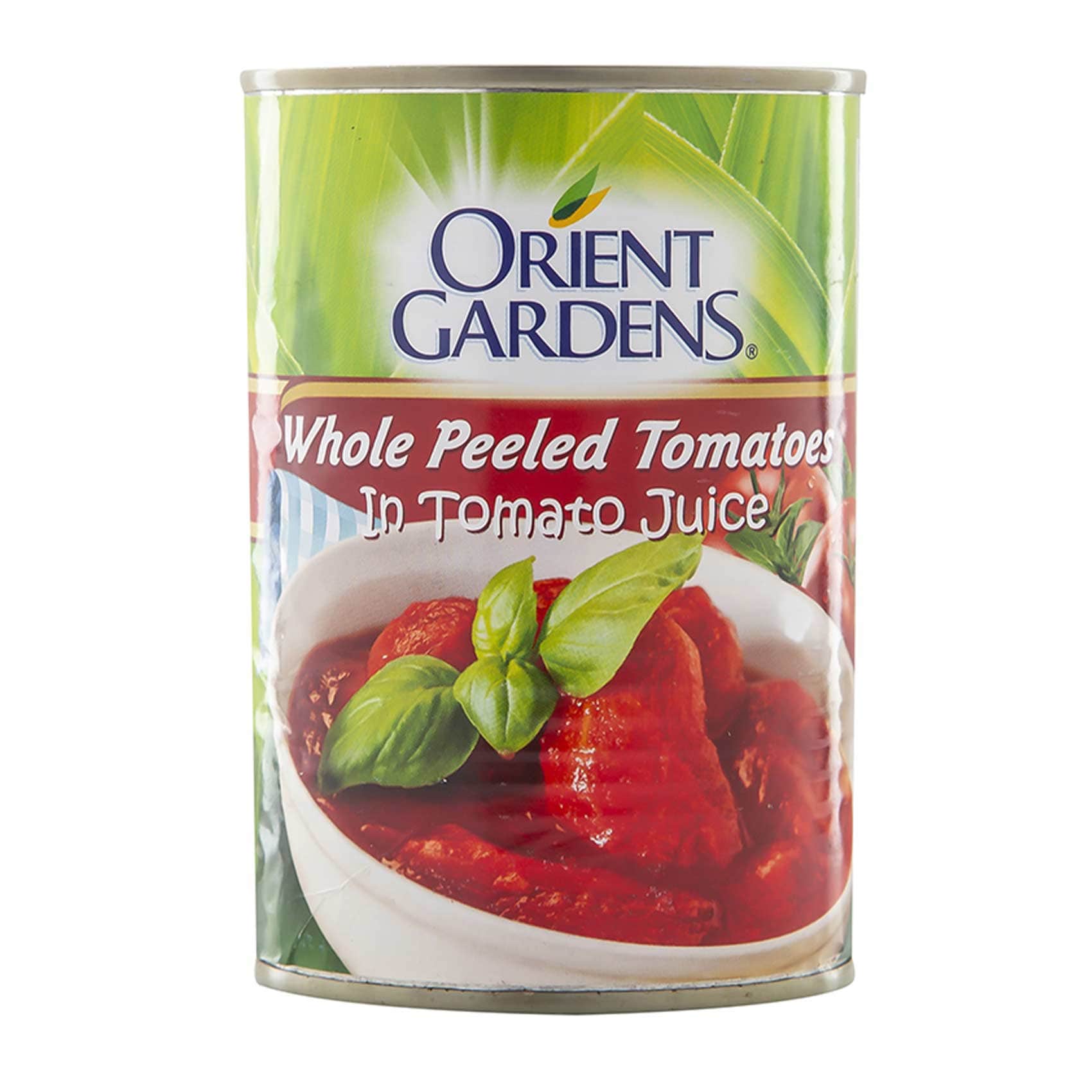 Orient Gardens Whole Peeled Tomats In Tomato Juice 400g