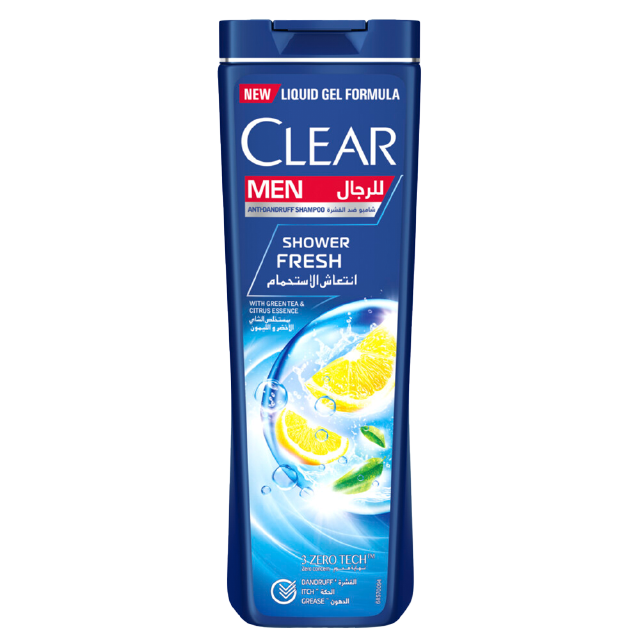 Clear Men's Anti-Dandruff Shampoo Shower Fresh 400ml