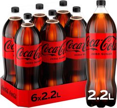 Coca Cola Zero Soft Drink 6*2.2L