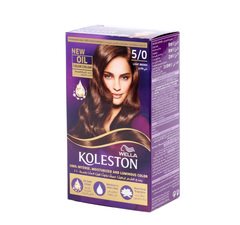 Wella Koleston 5/0 Light Brown Hair Color Cream 100ml
