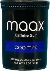 Maax Caffeine Gum Coolmint 1.9oz