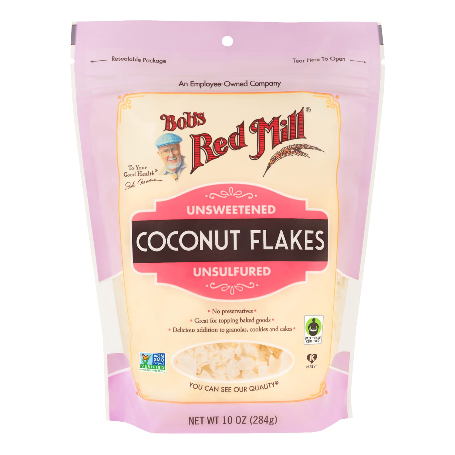 Bob's Red Mill Unsweetened Coconut Flakes 284 g