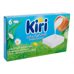 Kiri Spreadable Cream Cheese Squares 6 Portions 100g