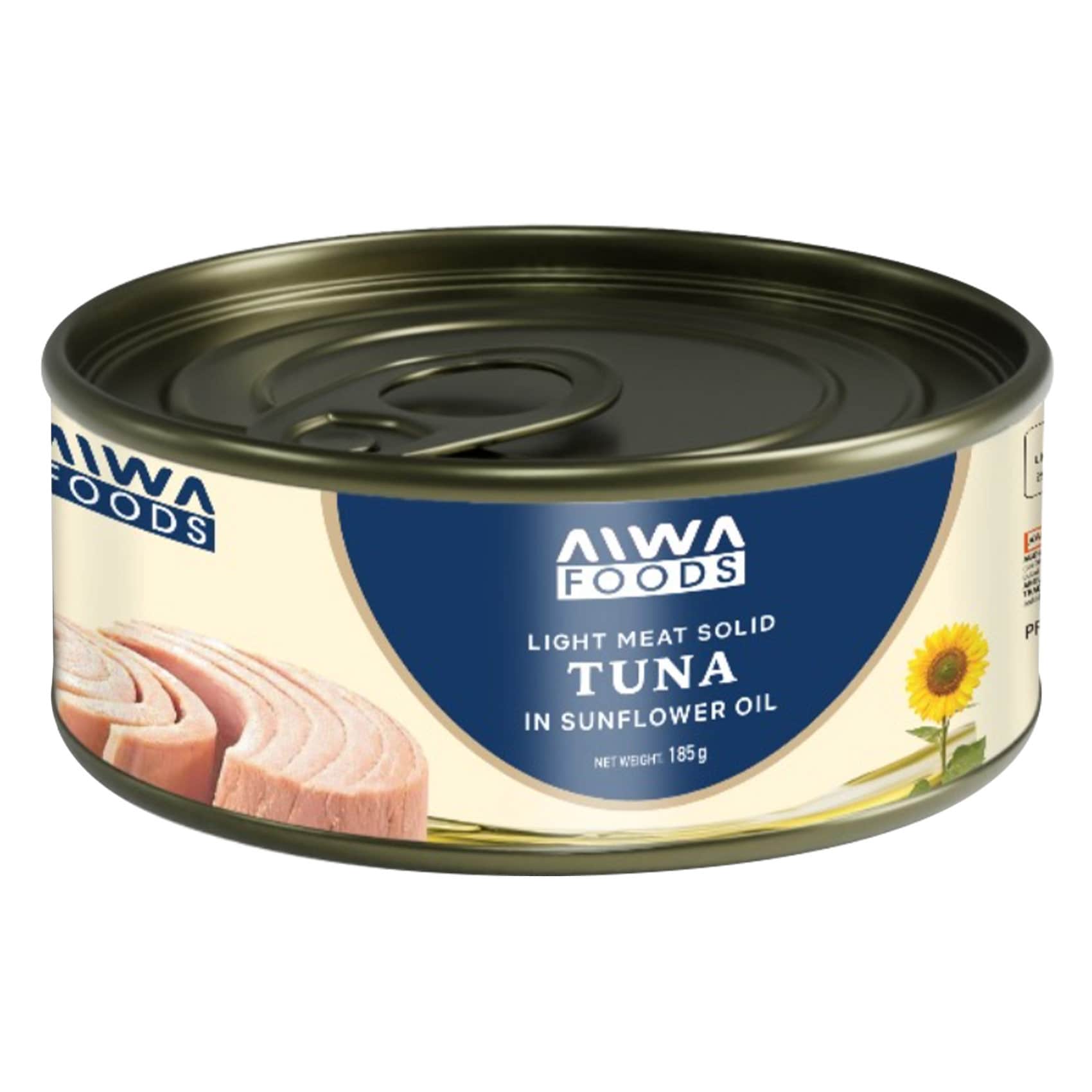 Aiwa Foods Solid Tuna in Sunflower Oil 185g