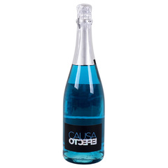Elecio Causa & Efecto Sparkling Blue Non-Alcoholic Sparkling Grape Juice 75cl