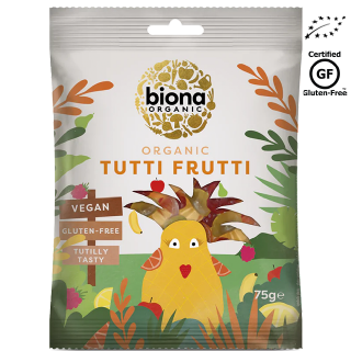 Biona Organic Organic Tutti Frutti Gummy Candy Vegan 75g