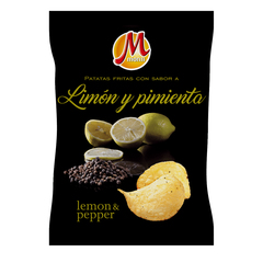 Monti Potato Chips Black Pepper & Lemon 130g
