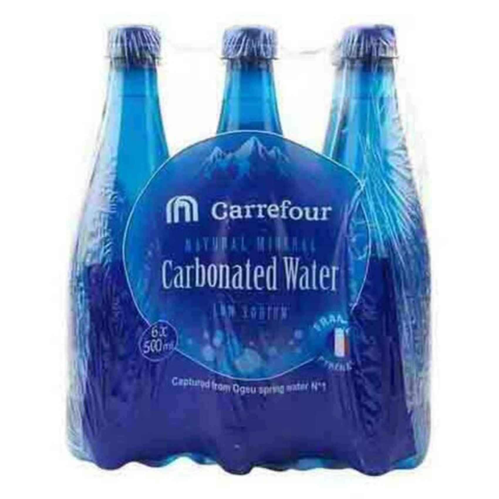 Carrefour Ogeu Carbonated Water 500ml x6