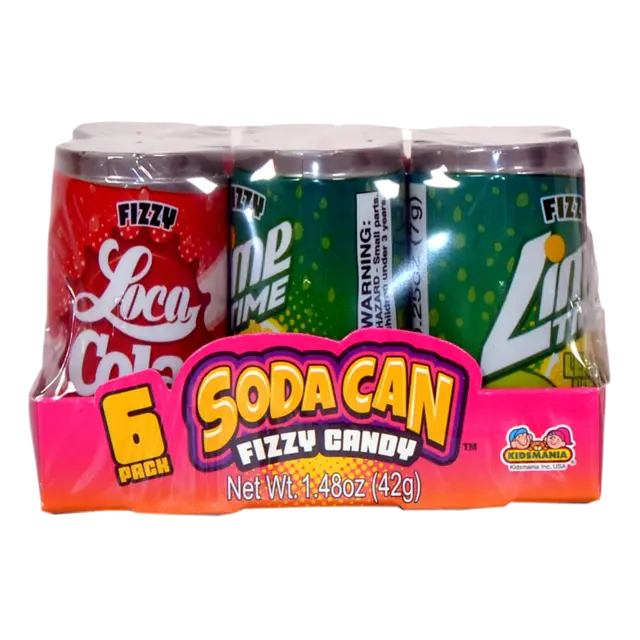 Soda Can Fizzy Candy