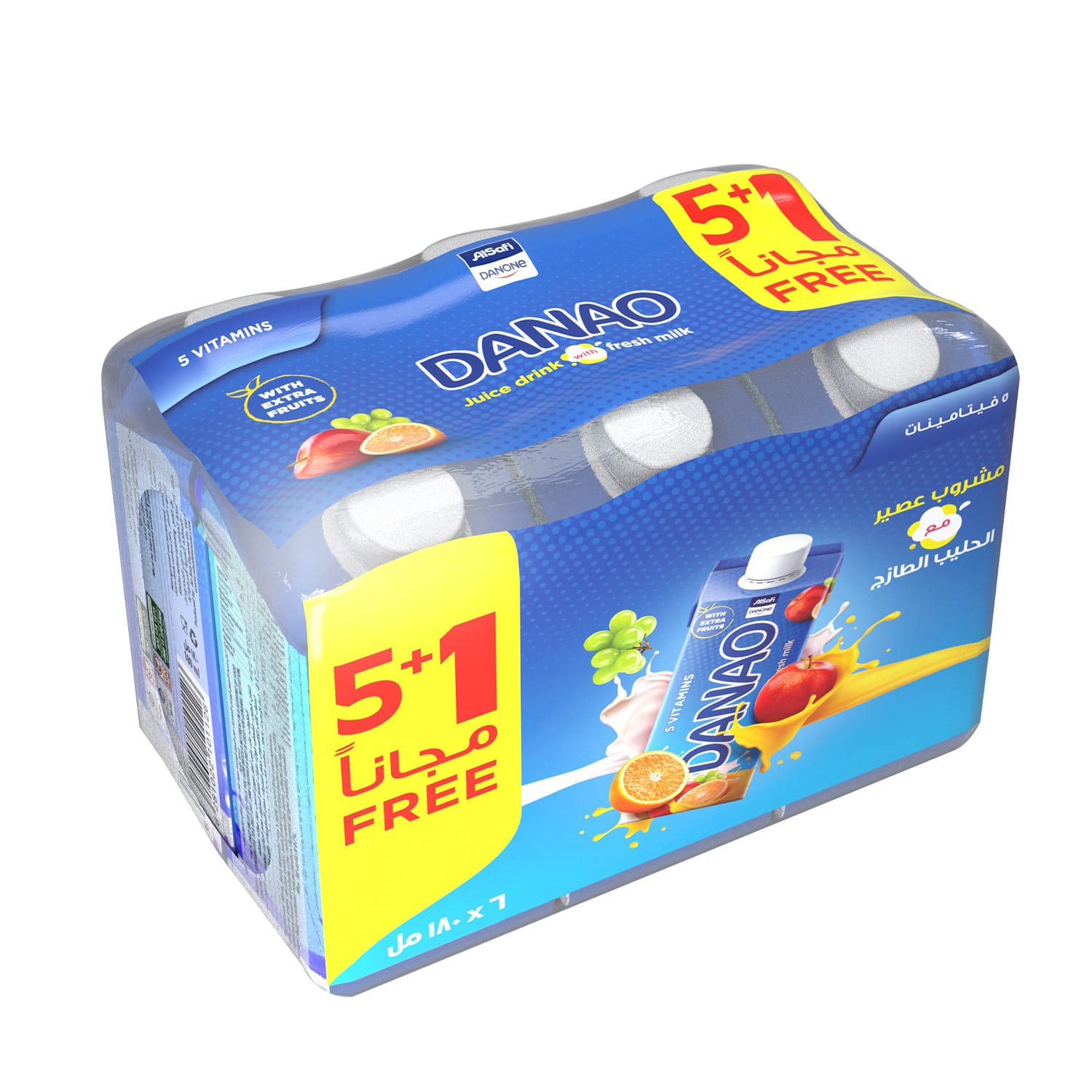 Danao 180ml X 6 Multipack 5 Vitamins