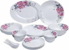 Royalford Opalware Dinner Set 33 Pieces 629401640268