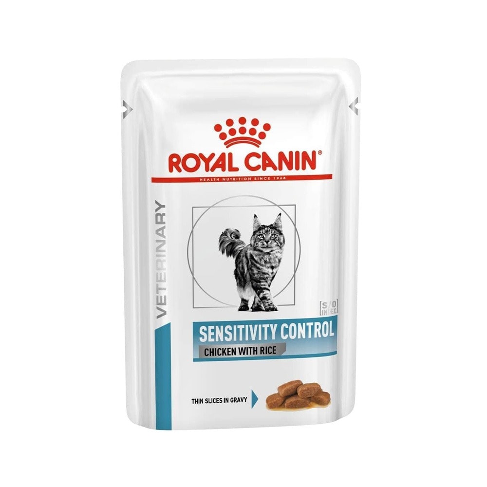 Royal Canin Sensitivity Control Chicken and Rice Cat Food Pouches - 85 g - Pack of 12