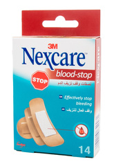 Nexcare Blood-stop Bandages Assorted 14pc