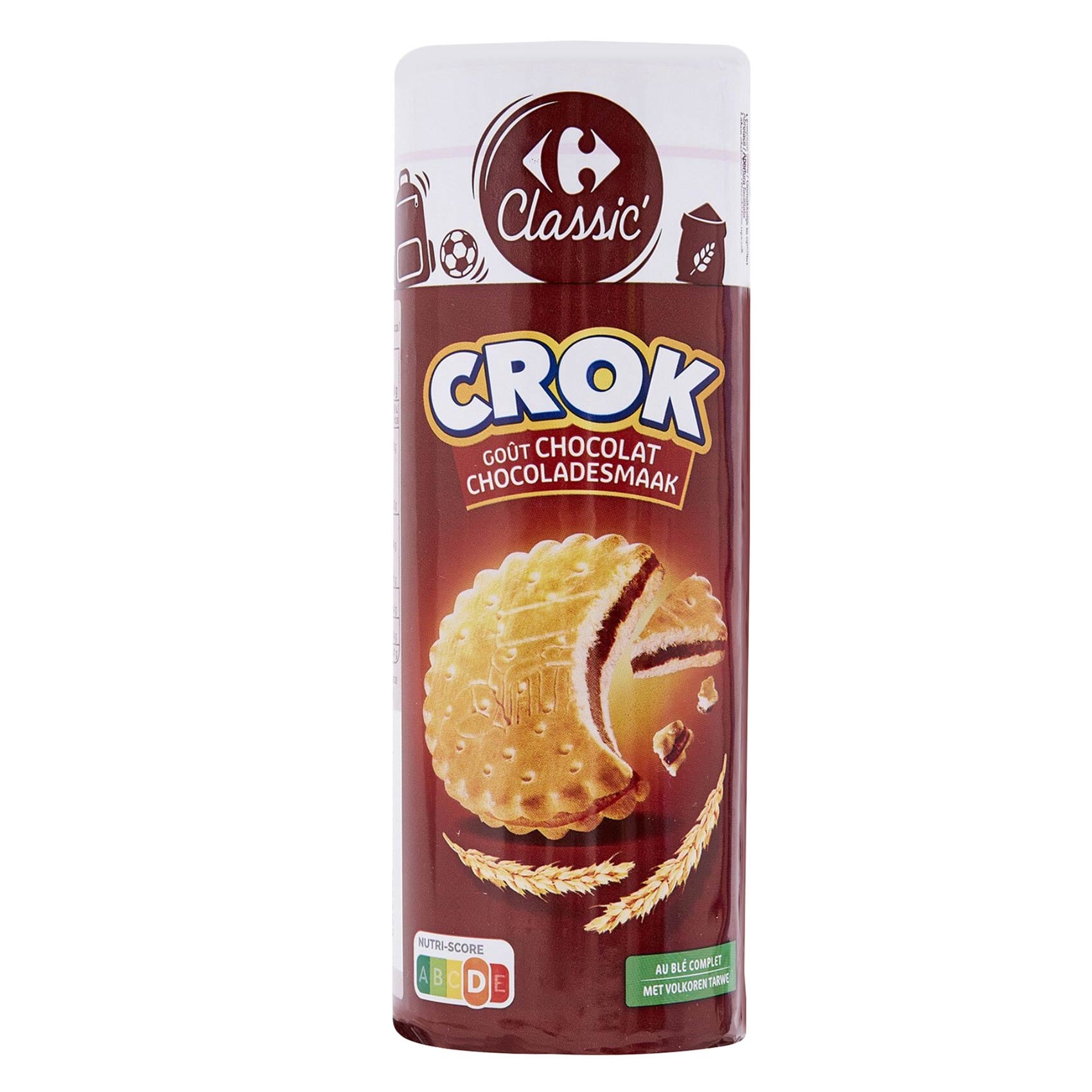 Carrefour Classic' Crok Chocolate Biscuits 300g