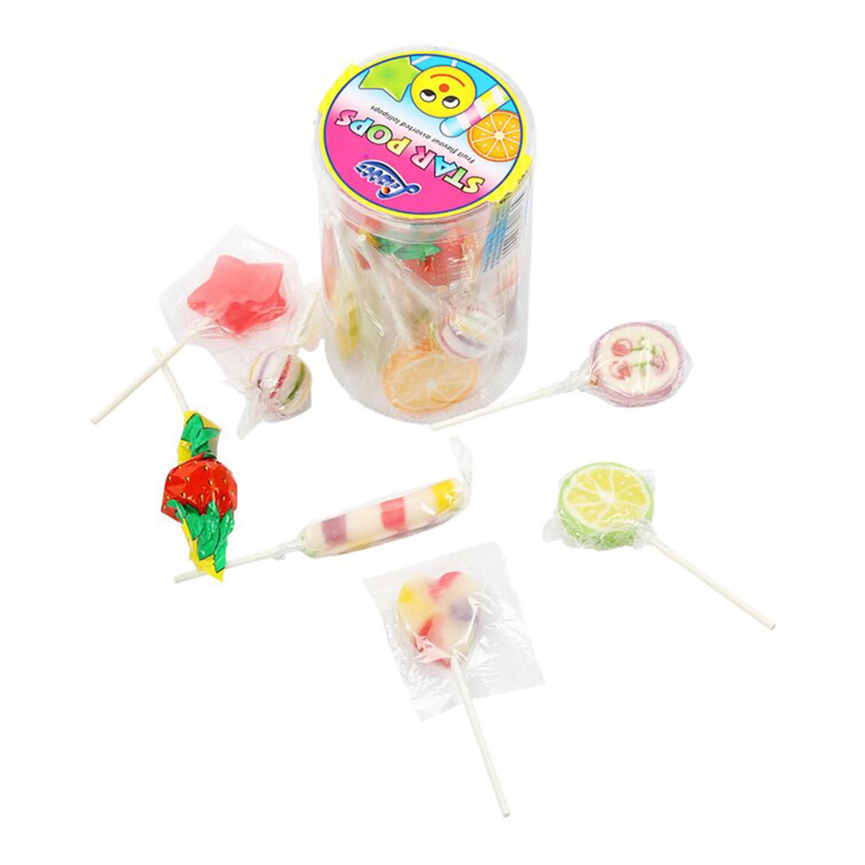 Liwocz Stars Tubs Lolly Pop 200g