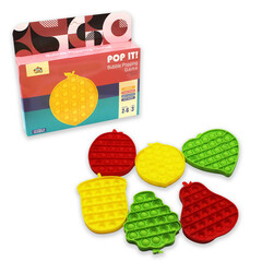 Family Time Fruit Pop It Fidget 6 Piece