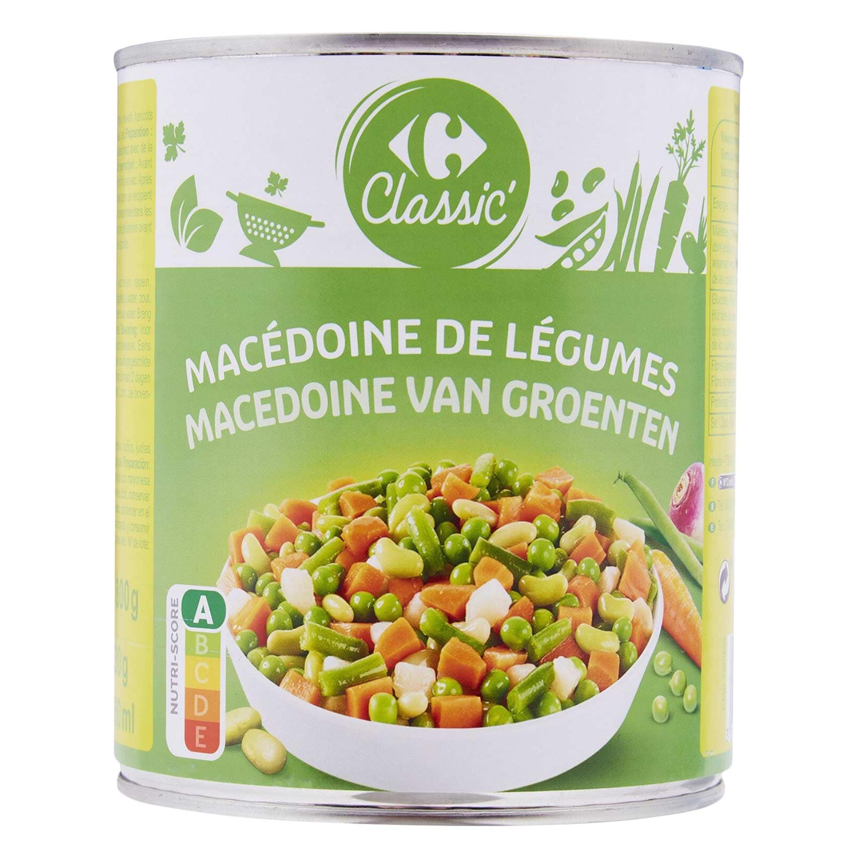 Carrefour Classic' Mixed Vegetables 800g