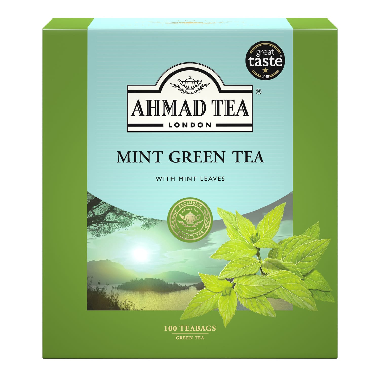 Ahmad Tea Mint Green Tea 100Tea Bags