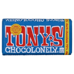 Tony's Chocolonely Dark Chocolate 70% Cocoa 180g