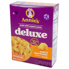 Annie's Organic Pasta & Cheese Aged Cheddar Sauce Deluxe 11oz