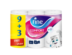 Fine Extra Soft Toilet Rolls 9+3pc