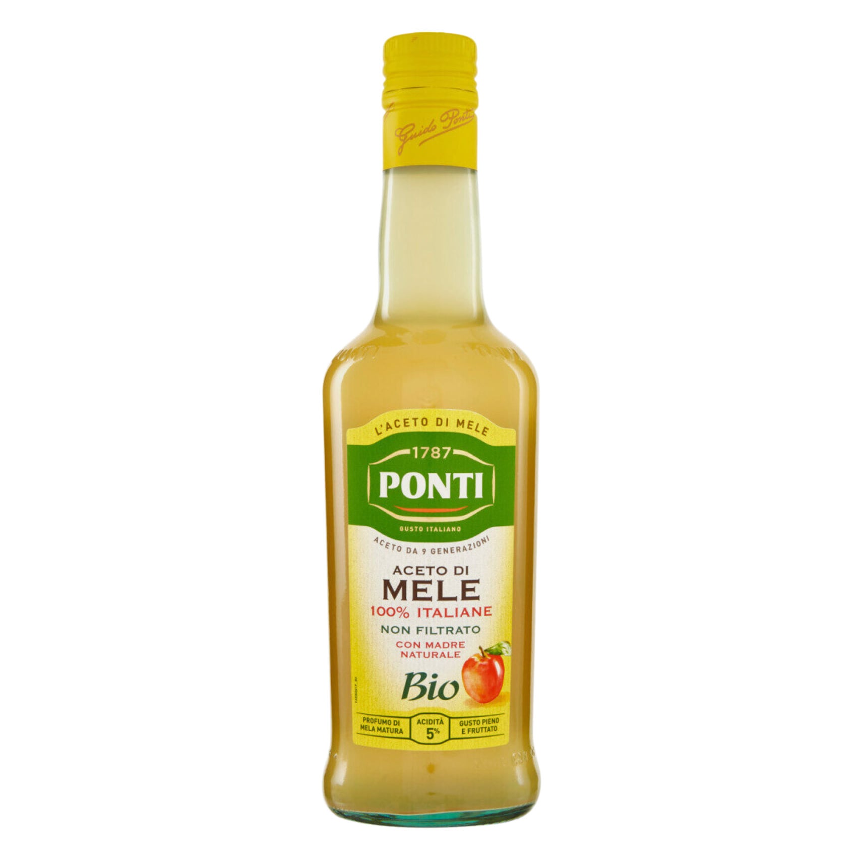 Ponti Organic Apple Vinegar 500ml