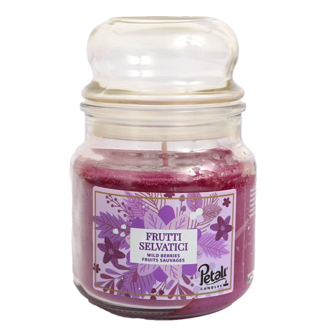 Scented Glass Candle Medium With Several Fragrances