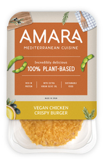 Amara Vegan Chicken Crispy Burger Plant Based 220g