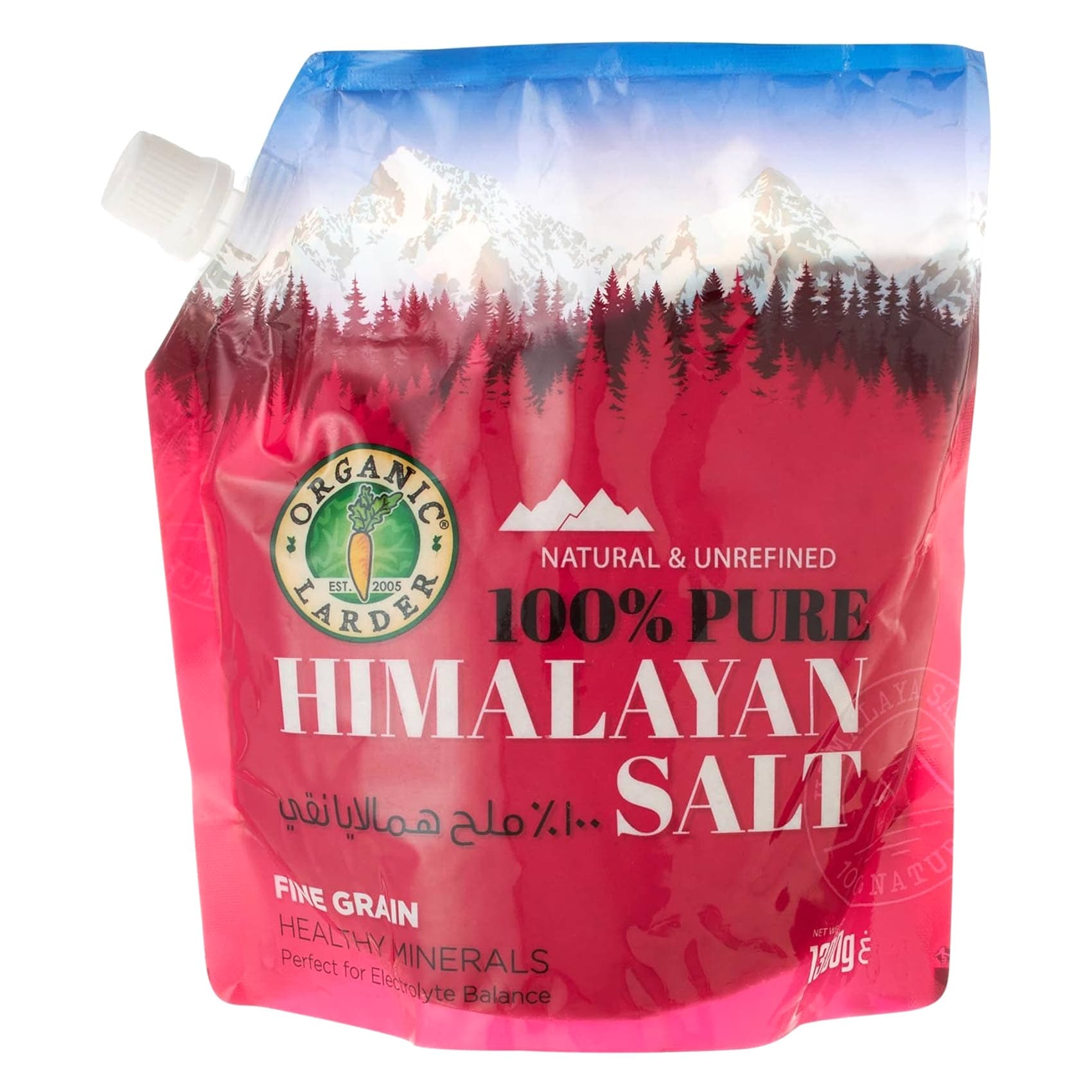 Organic Larder Natural Unrefined Himalayan Salt 1300g