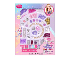 Heart Beads Set – DIY Jewelry Kit
