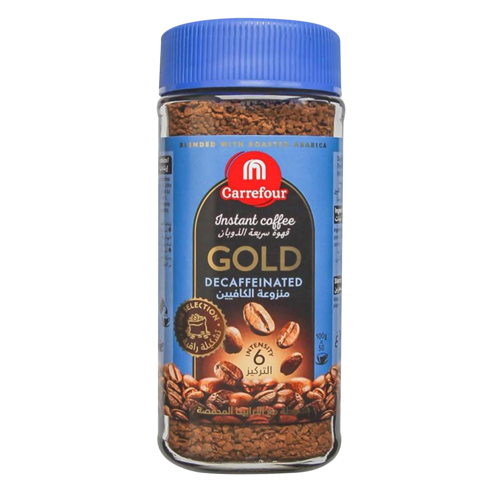 Carrefour Decaffeinated Gold Coffee 100g
