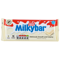 Nestle Milkybar White Chocolate Sharing Bar 90g