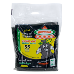 Gulfmaid Trash Tie Bags 55 Gallons Extra Large 18Bags