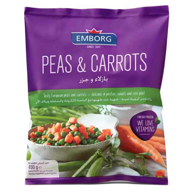 Vegetable Peas And Carrots 450G