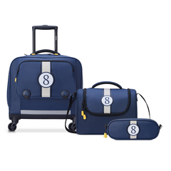 Delsey Academie Nest 3-Pc Set Blue Printing