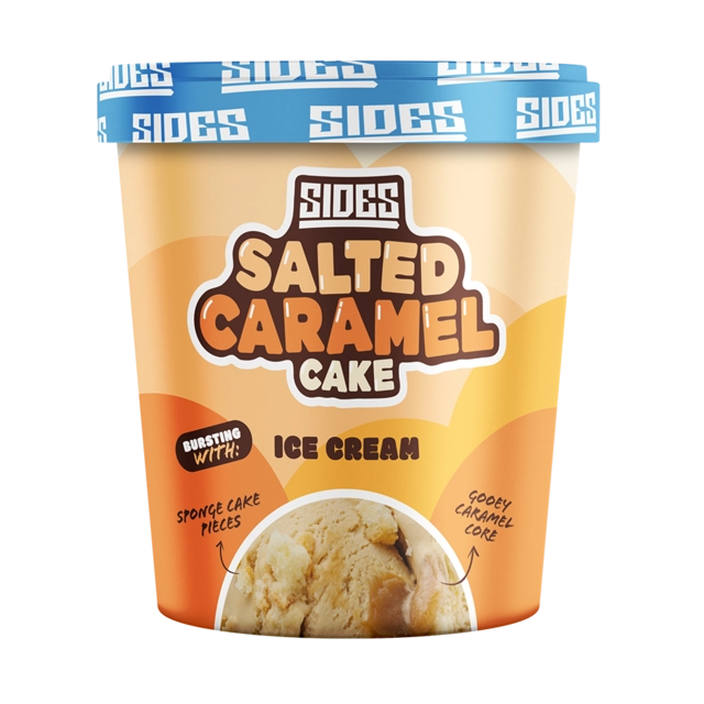 Salted Caramel Cake Ice Cream