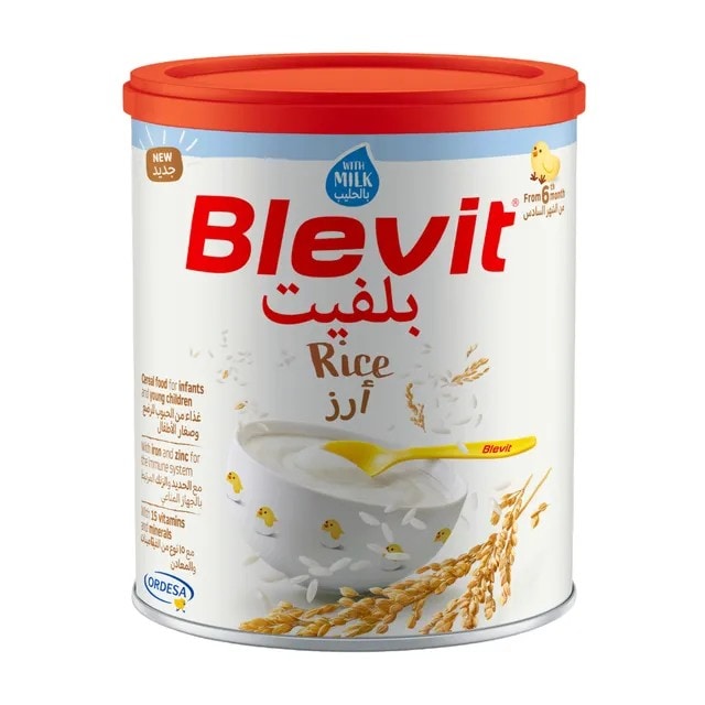 Blevit Plus Baby Cereal with Milk and Rice – 300 g
