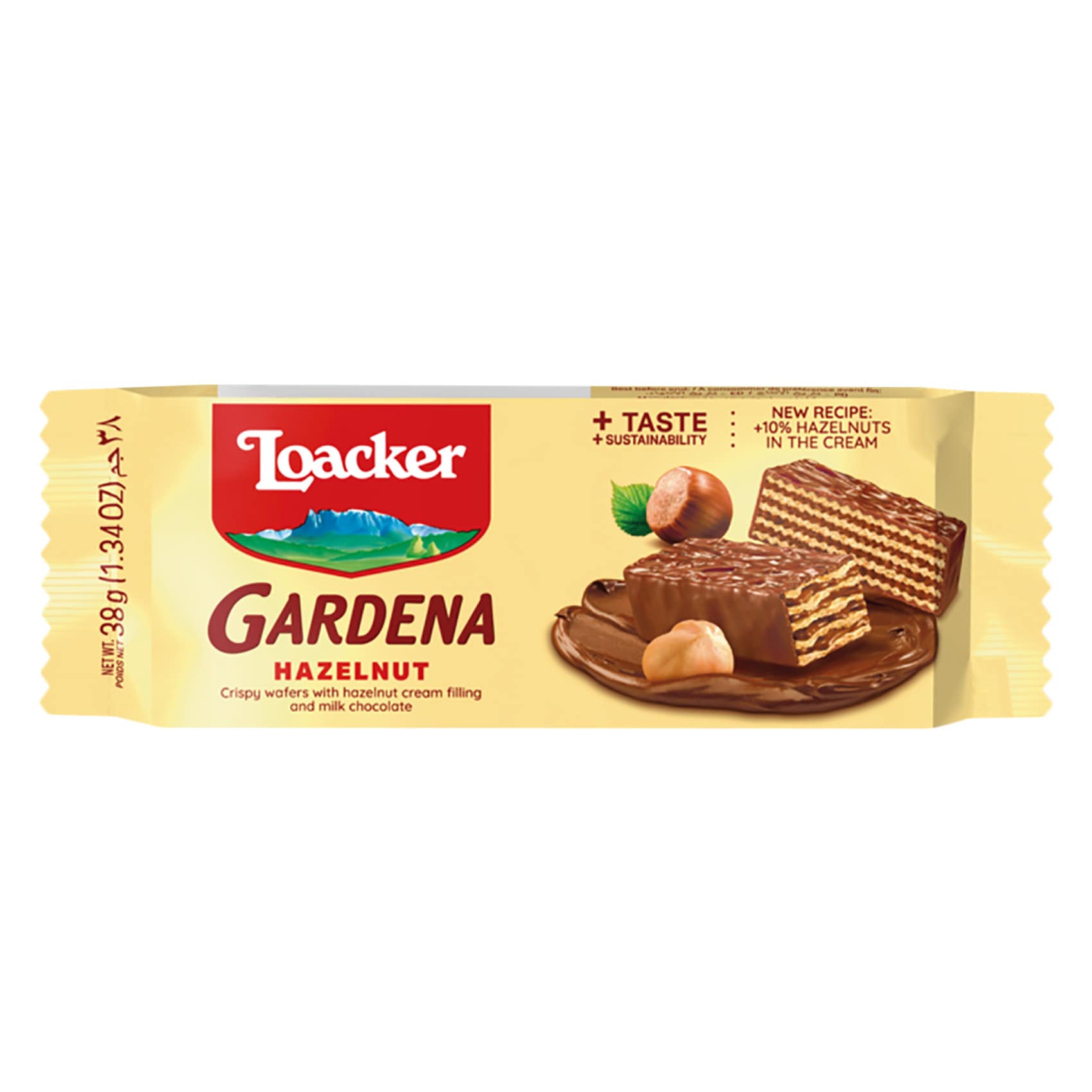 Loackergardena Hazelnut Wafer 38g