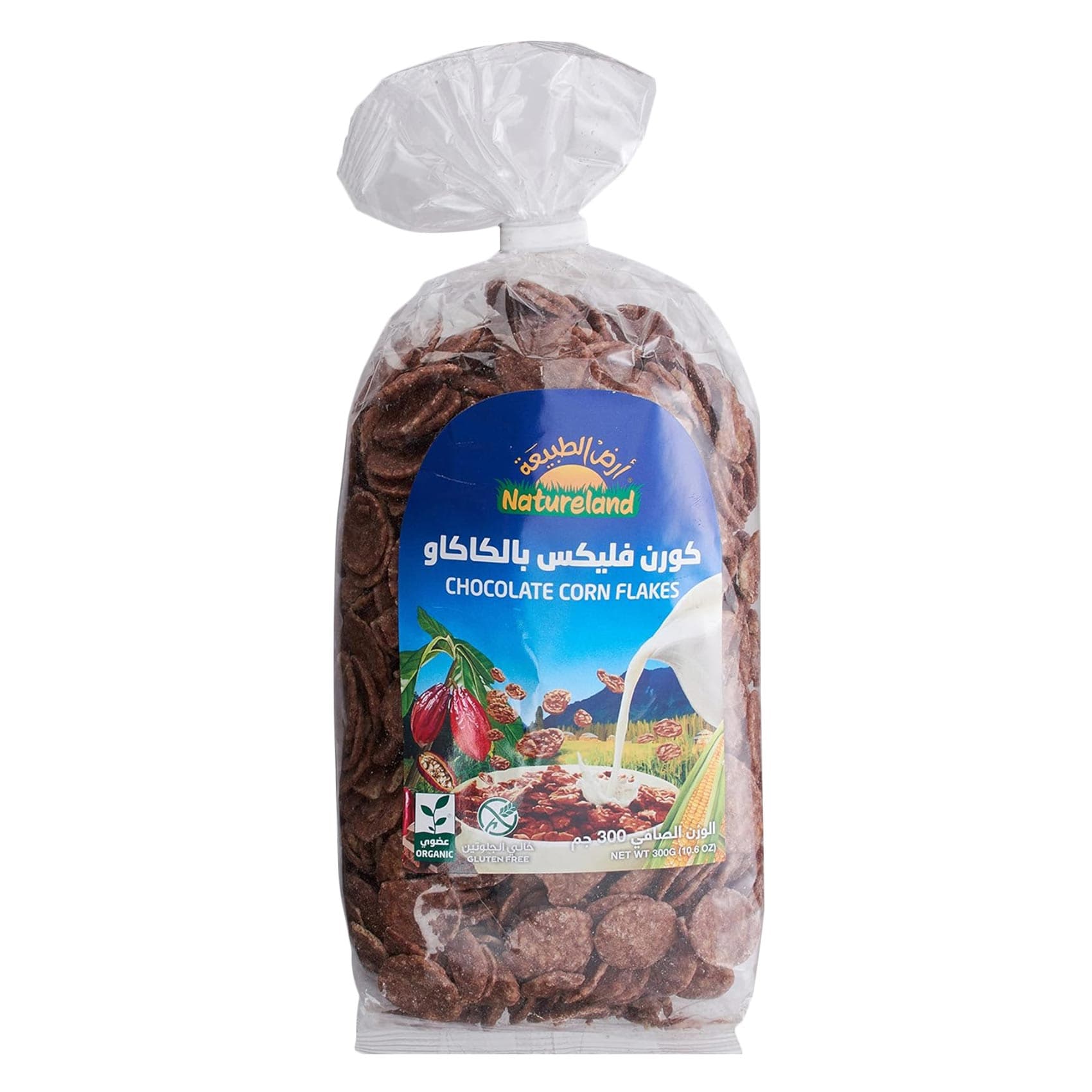 Natureland Gluten Free Chocolate Corn Flakes 300g