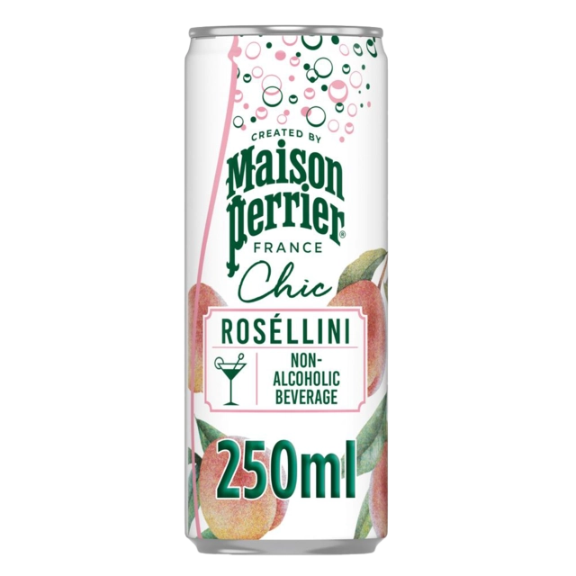 Chic Rosellini Sparkling Water With Peach-4 X 250 ML