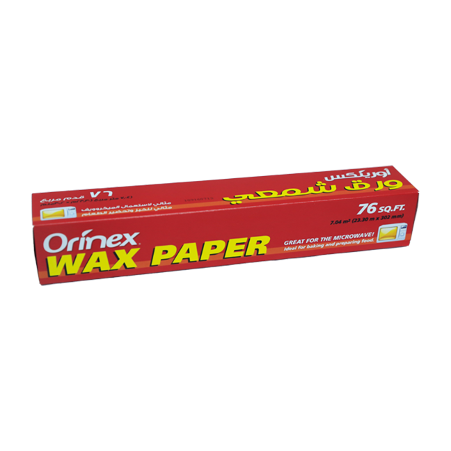 Orinex Wax Paper (76 Sq Feet) 1pc