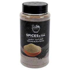 Spices & more Ground Black Pepper 300g