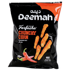Deemah Farfasha Flaming Hot Crunchy Corn Fingers 100g