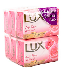 Lux Soft Rose Soap 6*120g