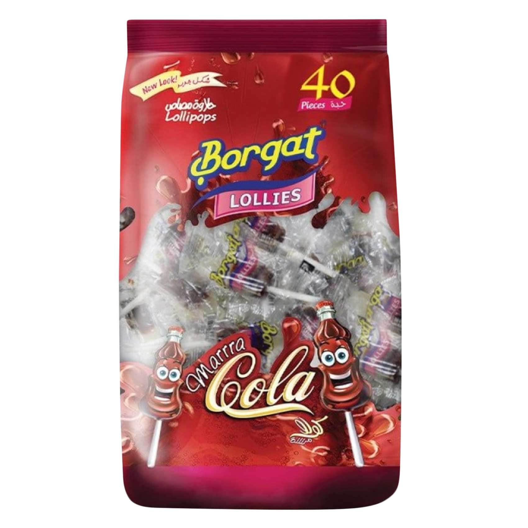 Borgat Cola Lollipops 560g (40 Pieces)