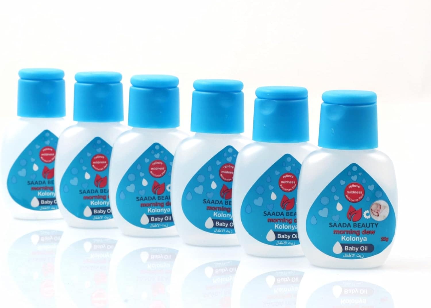 Saada Beauty Baby Oil 25 G, Blue