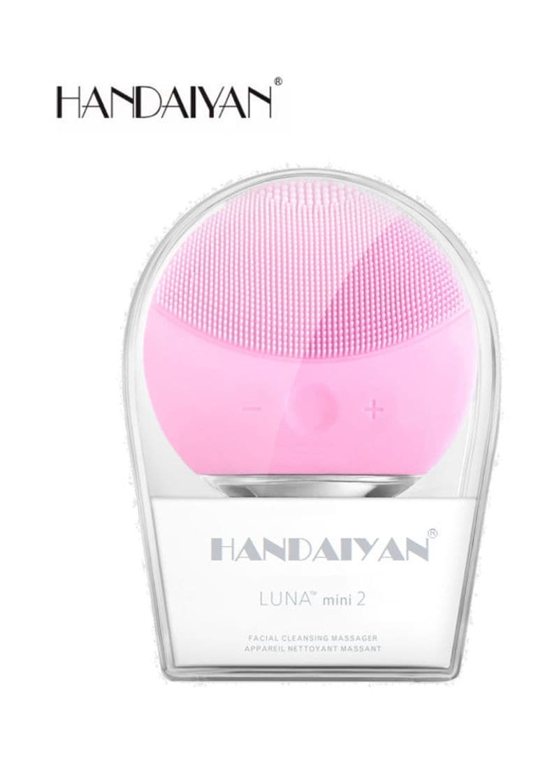 Handaiyan Silicon Facial Cleansing Electric Brush, Pink