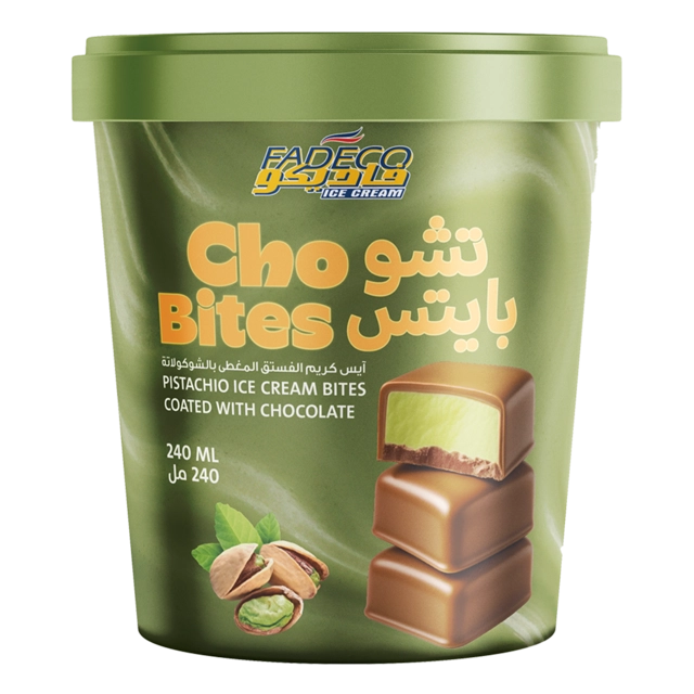 Pistachio Ice Cream Bites Coated With Chocolate 240 G