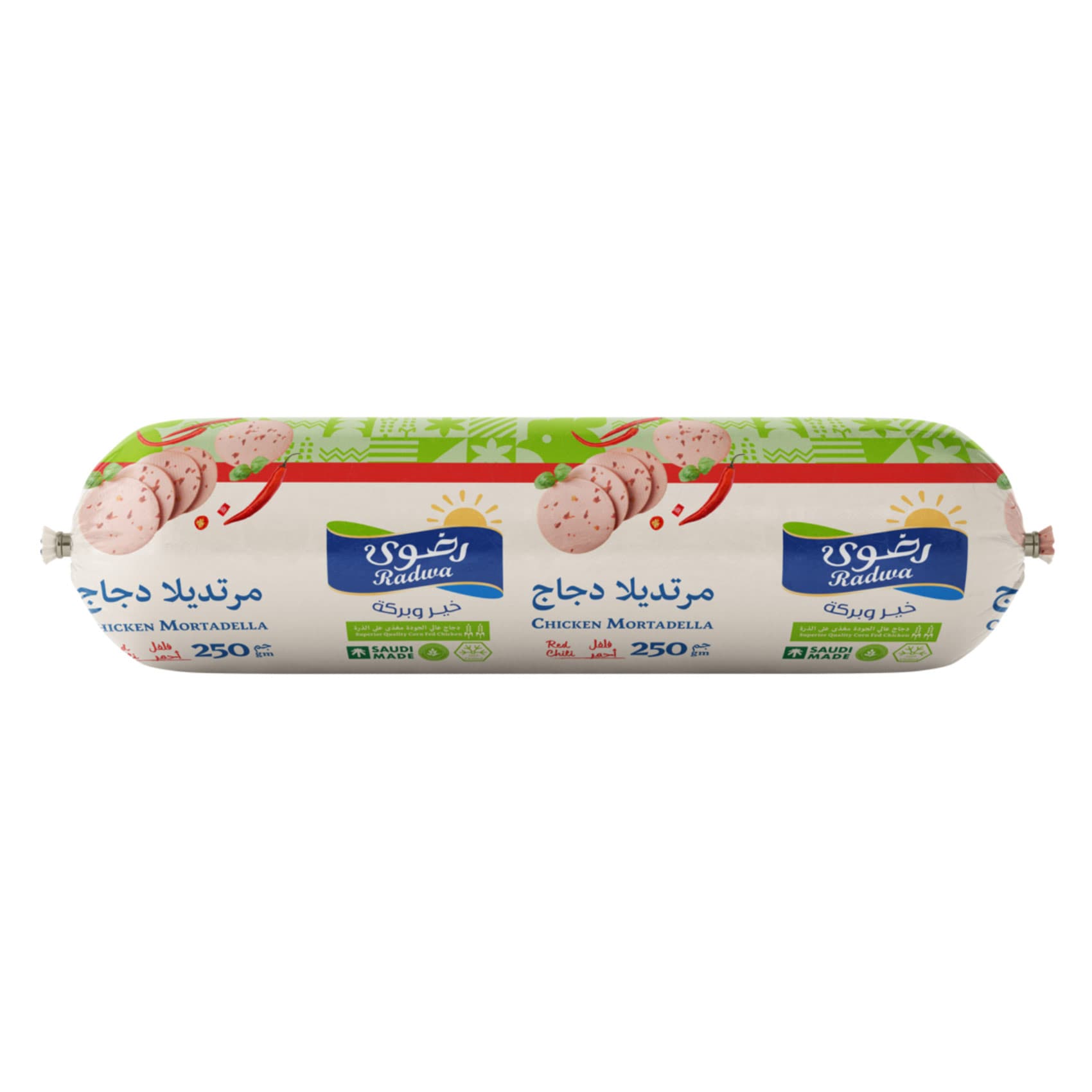 Radwa Chicken Mortadella with Red Chili 250g