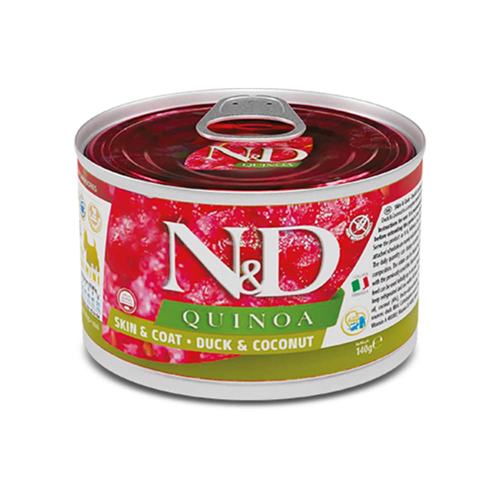 Farmina N&D Quinoa Duck and Coconut Mini Canned Dog Food - 140 g